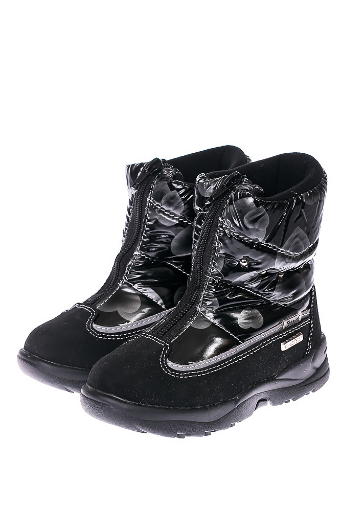 

Детские ботинки на молнии 120PJA107-1 junior, Черный/принт