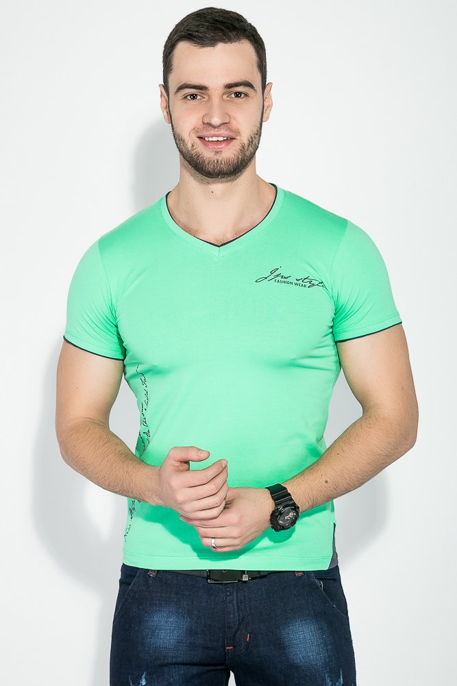 Футболка мужская, с надписями 81P0250