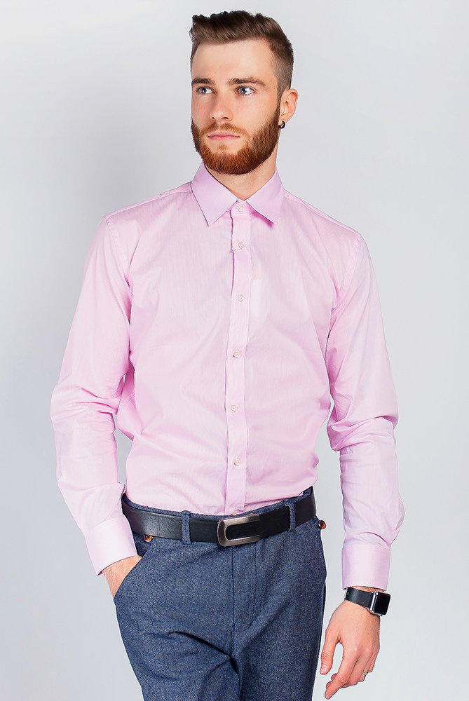 Рубашка мужская светлая 714K001-1