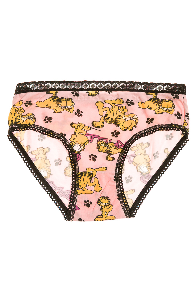 

Трусы женские 122P052 junior, Черный/светло-розовый