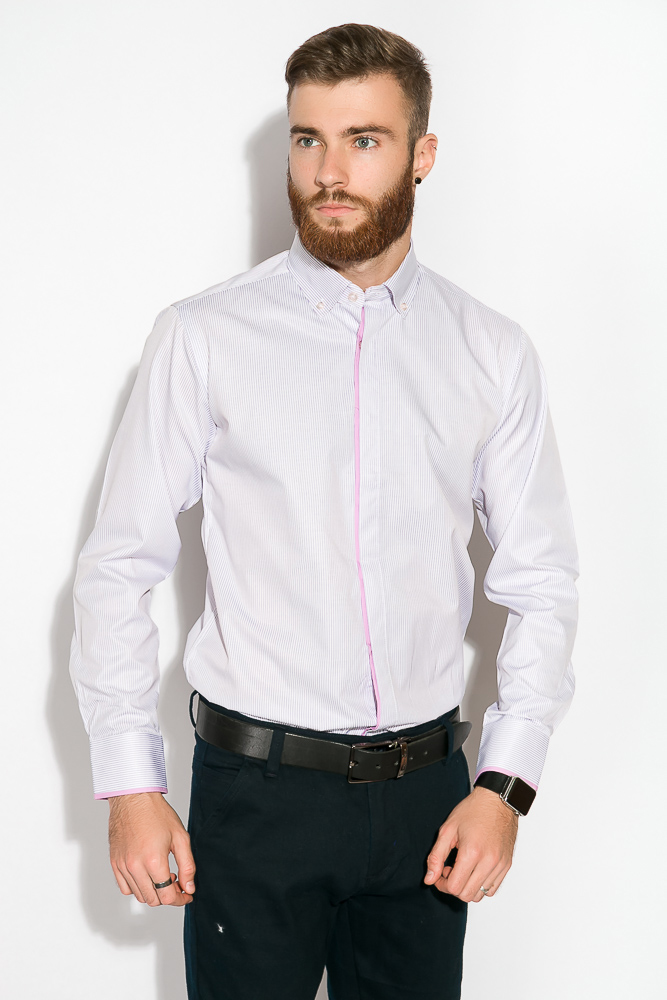 

Рубашка 120PAR023, Бело-розовый