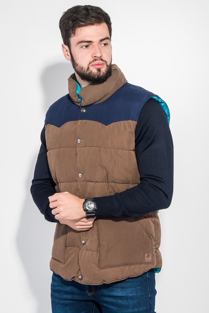 

Жилетка мужская двухцветная, с контрастным подкладом 284V001, Сине-бордовый;кофейно-синий;салатово-кофейный;сине-кофейный