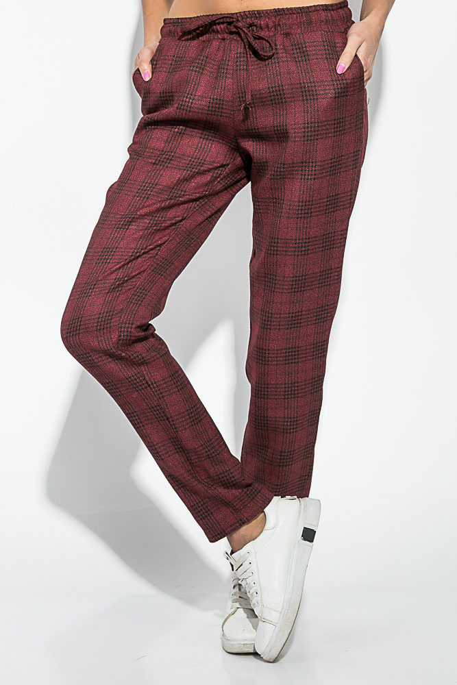 Брюки женские  в клетку 64PD2231-7