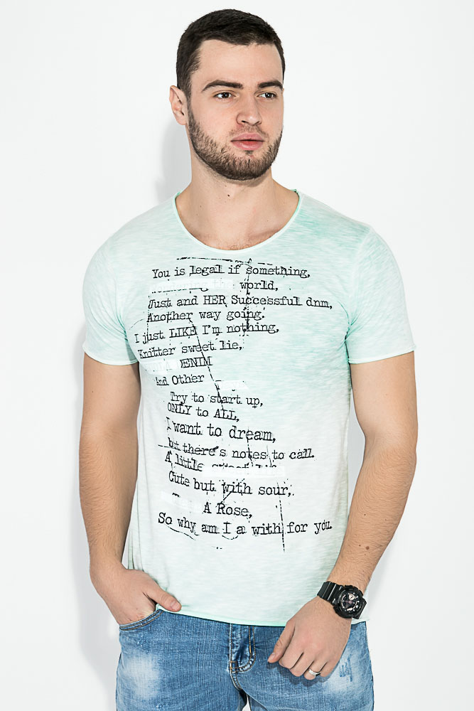 Футболка мужская, стильная 81P1530