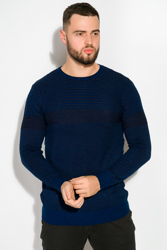 

Джемпер тонкой вязки 520F022, Светло-коричневый/темно-синий;электрик/темно-синий;темно-синий/бордовый;бежево-молочный;темно-синий/черный;темно-зеленый/темно-синий;бирюзово-черный;джинс-черный;терракотовый/темно-синий