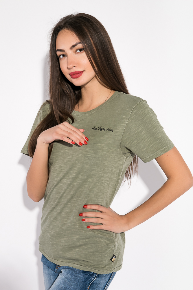 

Футболка женская 516F058, Хаки